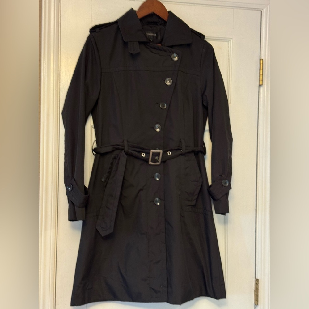 Colebrook Classic‎ Black Trench Coat for Women